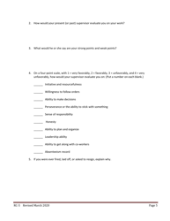 Form RC-5 Self Evaluation Questionnaire - Texas, Page 5