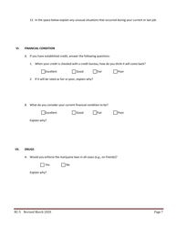 Form RC-5 Self Evaluation Questionnaire - Texas, Page 7