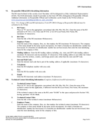 Form TCEQ-10002 (OP-1) Site Information Summary - Texas, Page 5