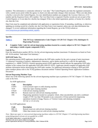 Form TCEQ-10030 (OP-UA16) Solvent Degreasing Machine Attributes - Texas, Page 2