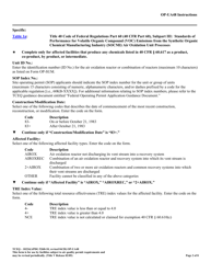 Form TCEQ-10224 (OP-UA48) Air Oxidation Unit Process Attributes - Texas, Page 2