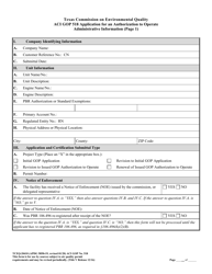 Form TCEQ-20410 Air Curtain Incinerator General Operating Permit (Gop) Number 518 Application for an Authorization to Operate - Texas, Page 14