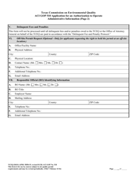 Form TCEQ-20410 Air Curtain Incinerator General Operating Permit (Gop) Number 518 Application for an Authorization to Operate - Texas, Page 15