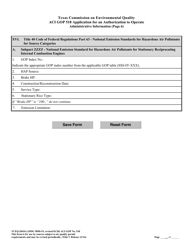 Form TCEQ-20410 Air Curtain Incinerator General Operating Permit (Gop) Number 518 Application for an Authorization to Operate - Texas, Page 19