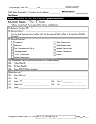 Form 00002 Notification for Hazardous or Industrial Waste Management - Texas, Page 8
