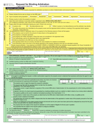 Form AP-219 Request for Binding Arbitration - Texas, Page 4
