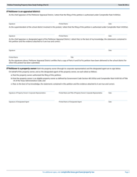 Form 50-210-A Part A Petition Protesting Property Value Study Findings - Texas, Page 2