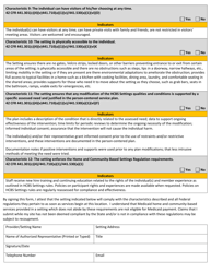 Hcbs Settings Rule: Attestation Tool for Residential Settings - Utah, Page 3