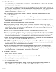 Farmers Market Participation Agreement - Vermont, Page 2