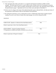 Farm Stand Participation Agreement - Vermont, Page 3