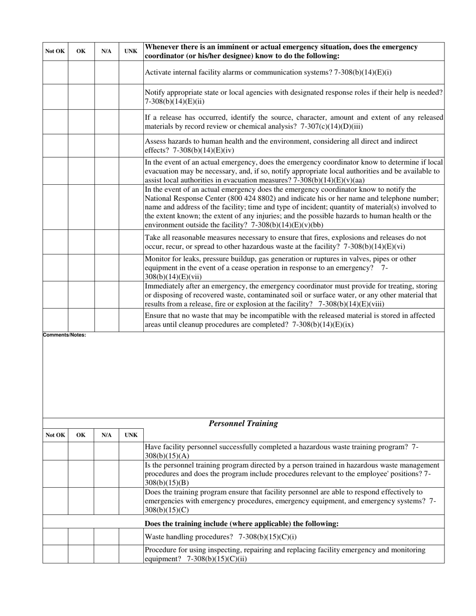 Vermont Full Cei Checklist - Lqg Hazardous Waste Generators - Fill Out ...