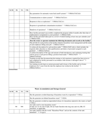 Full Cei Checklist - Lqg Hazardous Waste Generators - Vermont, Page 8