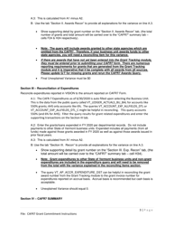 Instructions for Form CAFR-7 Grants Commitment Form - Vermont, Page 3