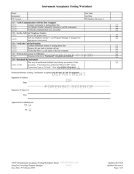 Form 250-F126 Instrument Acceptance Testing Worksheet - Virginia, Page 3