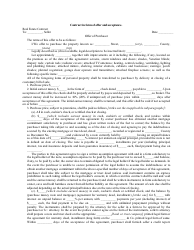 Real Estate Contract Template