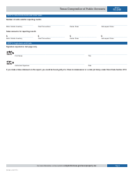 Form 50-246 Dealer's Motor Vehicle Inventory Tax Statement - Texas, Page 3