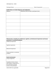 Form 032-05-0075-01-ENG Participant Assessment - Virginia, Page 2