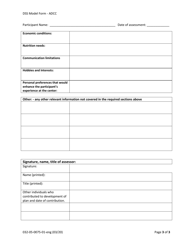 Form 032-05-0075-01-ENG Participant Assessment - Virginia, Page 3