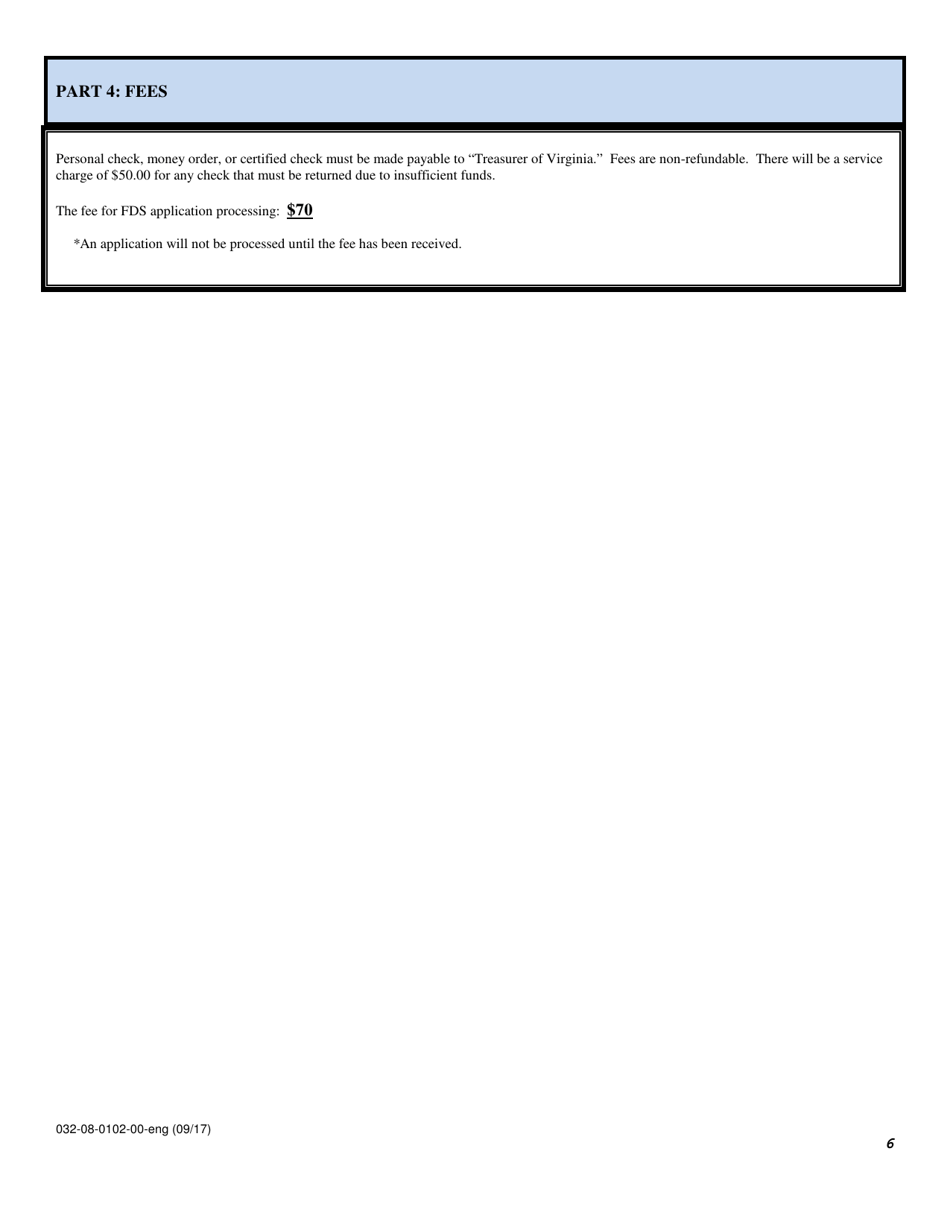 Form 032-08-0102-00-ENG Renewal Application for a License to Operate a Family Day System (Fds) - Virginia, Page 6