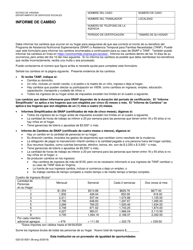 Document preview: Formulario 032-03-0051-36-ENG Informe De Cambio - Virginia (Spanish)