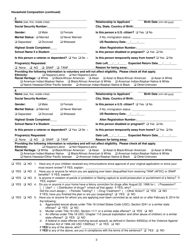 Form 032-03-729A-17-ENG Renewal Application for Auxiliary Grant (Ag), Supplemental Nutrition Assistance Program (Snap), and Temporary Assistance for Needy Families (TANF) - Virginia, Page 3