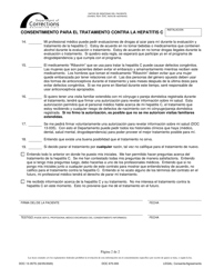Formulario DOC13-357S Consentimiento Para El Tratamiento Contra La Hepatitis C - Washington (Spanish), Page 2