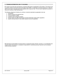 Form ECY070-610 Wildlife Response Service Provider (Wrsp) Application - Washington, Page 6