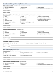 Form ECY070-572 Dam Owner Annual Inspection Form - Earthen Dams - Washington, Page 4