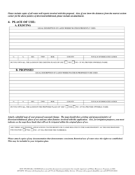 Form ECY070-200 Seasonal Change Application - Washington, Page 2