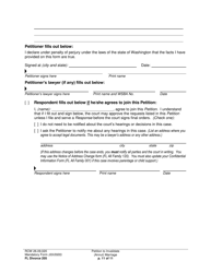 Form FL Divorce205 Petition to Invalidate (Annul) Marriage - Washington, Page 11