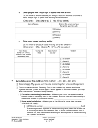 Form FL Divorce205 Petition to Invalidate (Annul) Marriage - Washington, Page 4
