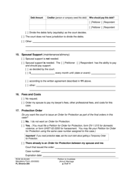 Form FL Divorce205 Petition to Invalidate (Annul) Marriage - Washington, Page 9