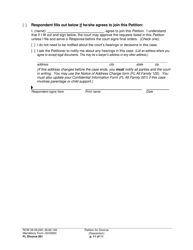 Form FL Divorce201 Petition for Divorce (Dissolution) - Washington, Page 11