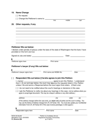 Form FL Divorce206 Petition to Invalidate (Annul) Registered Domestic Partnership - Washington, Page 11