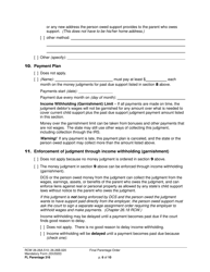 Form FL Parentage316 Final Parentage Order - Washington, Page 6