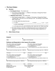 Form FL Non-Parent417 Order on Adequate Cause for Non-parent Custody - Washington, Page 3