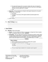 Form FL Non-Parent455 Final Order and Findings on Petition to Terminate or Change Non-parent Custody Order - Washington, Page 6