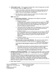 Form FL Non-Parent451 Petition to Terminate or Change Non-parent Custody Order - Washington, Page 7