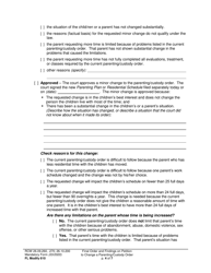 Form FL Modify610 Final Order and Findings on Petition to Change a Parenting Plan, Residential Schedule or Custody Order - Washington, Page 4