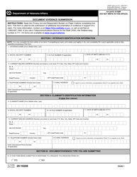 Document preview: VA Form 20-10208 Document Evidence Submission