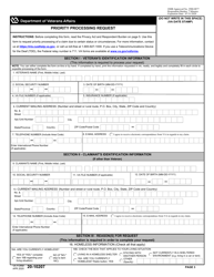 VA Form 20-10207 Priority Processing Request, Page 3