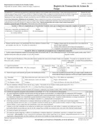 ATF Formulario 4473 (5300.9) Registro De Transaccion De Armas De Fuego (Spanish)