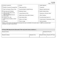Form 0402 Potential Privacy/Security Incident - Texas, Page 2
