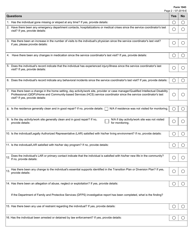 Form 1043 Post-move Monitoring - Texas, Page 2