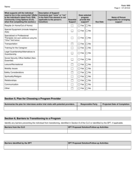 Form 1053 Transition Plan - Texas, Page 2