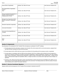 Form 1053 Transition Plan - Texas, Page 4