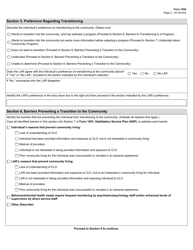Form 1054 Community Living Options - Texas, Page 3