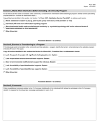 Form 1054 Community Living Options - Texas, Page 4