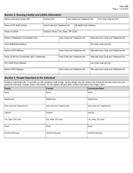 Form 1063 Individual Profile - Nursing Facility - Texas, Page 2