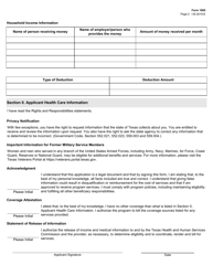Form 1065 Breast and Cervical Cancer Services (Bccs) Program or Family Planning Program (Fpp) Eligibility Application - Texas, Page 2